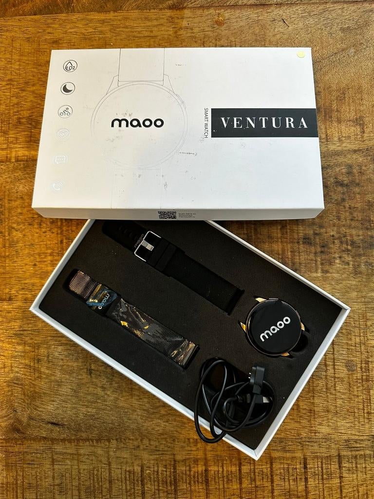 Montre connectée Maoo Ventura - AMOLED - iOS et Android, Bijoux, Sacs & Beauté, Enlèvement ou Envoi, Android