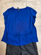 Merk Mango: blauwe bloes mt Large, Kleding | Dames, Blouses en Tunieken, Mango, Blauw, Maat 42/44 (L), Ophalen of Verzenden