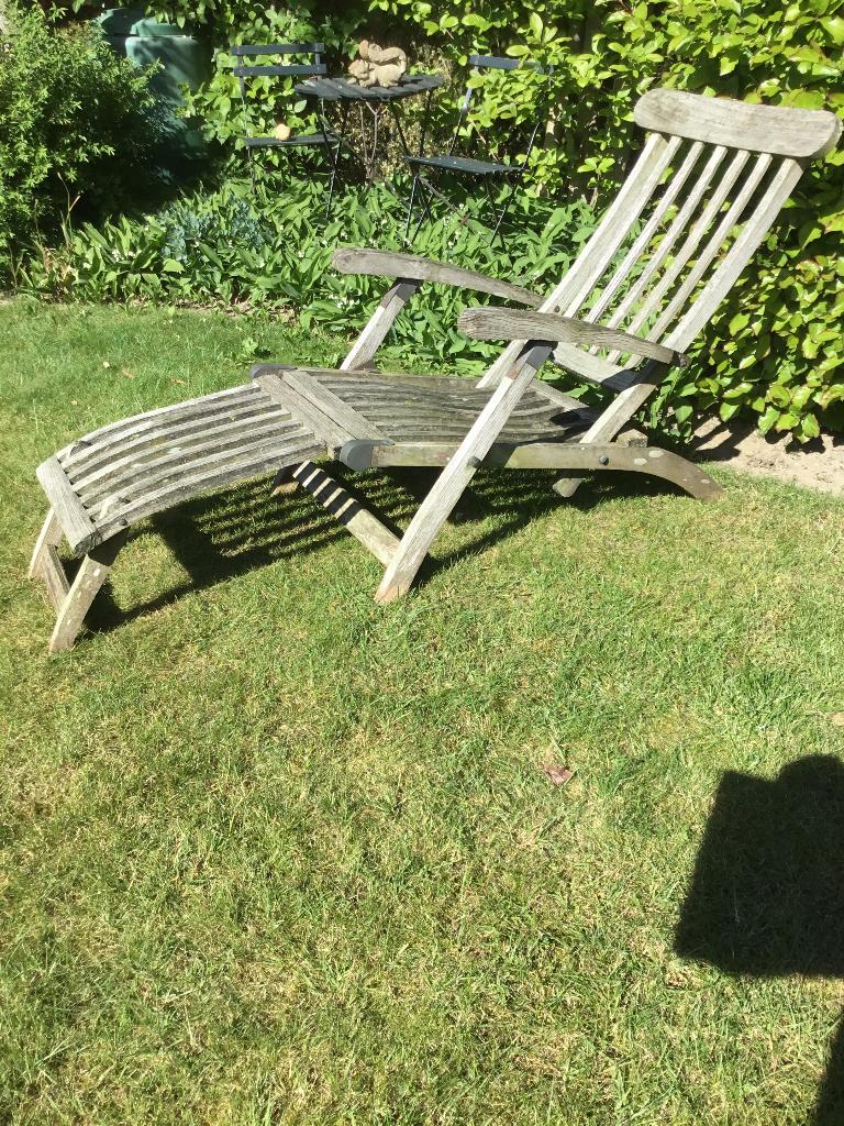Ligzetel deckchair, Ophalen
