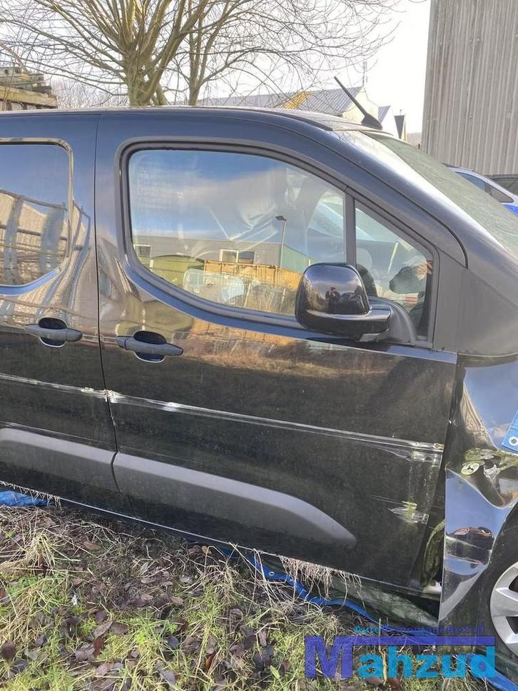 OPEL COMBO K9 ZWART rechts voor deur portier 2018+, Auto-onderdelen, Carrosserie, Deur, Opel, Voor, Rechts, Gebruikt