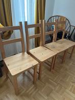 Lot 4 chaises IVAR - Pin massif, Enlèvement