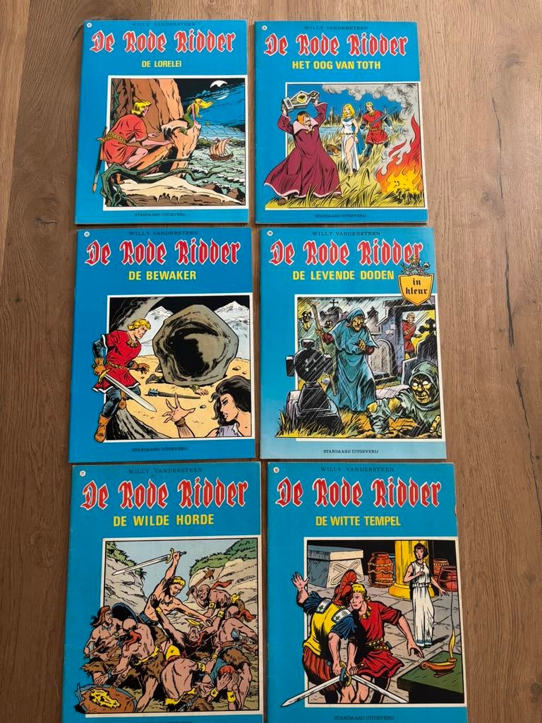 De rode ridder strips, Ophalen of Verzenden, Zo goed als nieuw