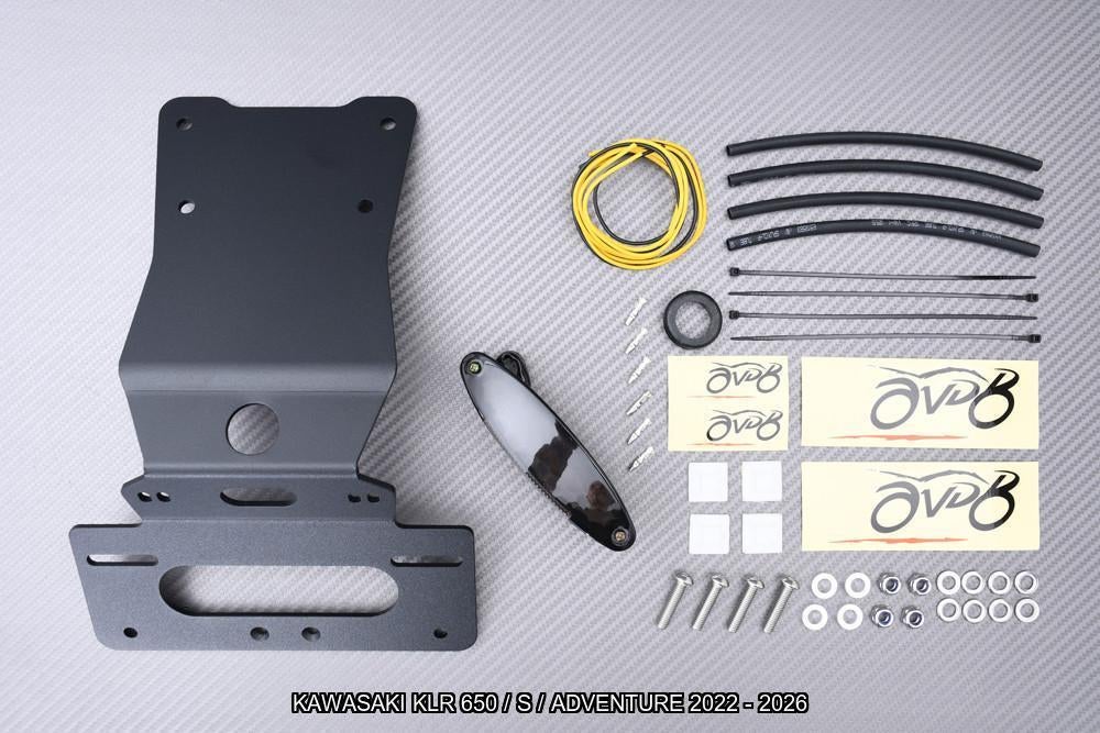 Kentekenplaathouder KAWASAKI KLR 650 / S ADVENTURE 2022 2026, Motoren, Accessoires | Overige, Nieuw, Ophalen of Verzenden