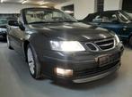 Saab 9-3 Cabrio Aero 2.8 V6 in topconditie!, Auto's, Voorwielaandrijving, Cabriolet, Zwart, Leder