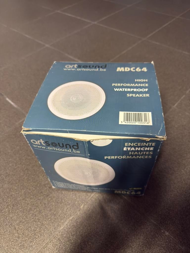 ARTSOUND MDC64 (2 stuks - waterproof inbouw speaker - NIEUW), Ophalen, Nieuw
