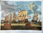 Poster Abraham storck 1635-1710, Verzamelen, Scheepvaart, Ophalen of Verzenden, Zo goed als nieuw, Kaart, Foto of Prent