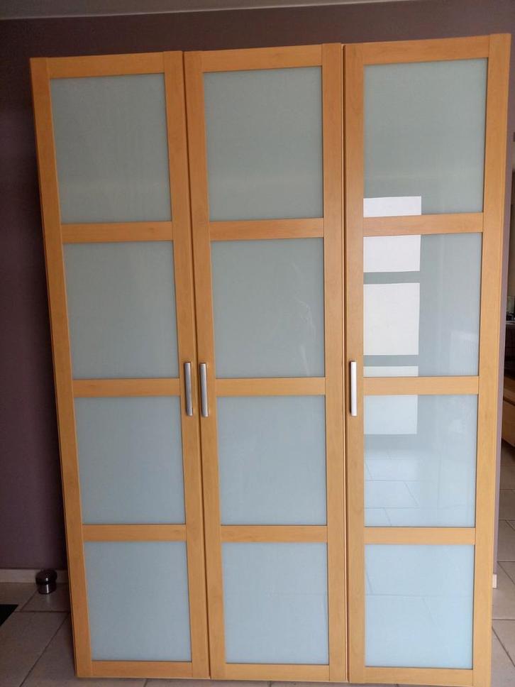 Kleerkast lichte beukkleur, Huis en Inrichting, Kasten | Vitrinekasten, Ophalen