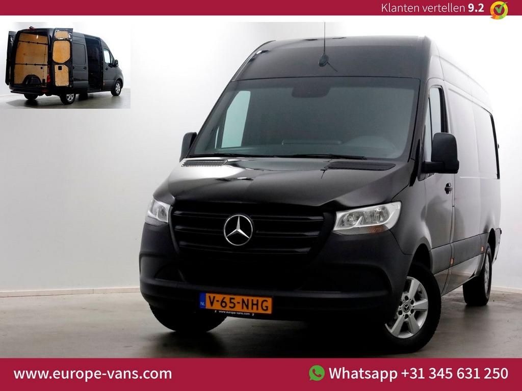 Mercedes-Benz Sprinter 314 CDI 143pk RWD L2H2 Airco/Navi/Cam, Parkeercamera, Zwart, Mercedes-Benz, Bedrijf