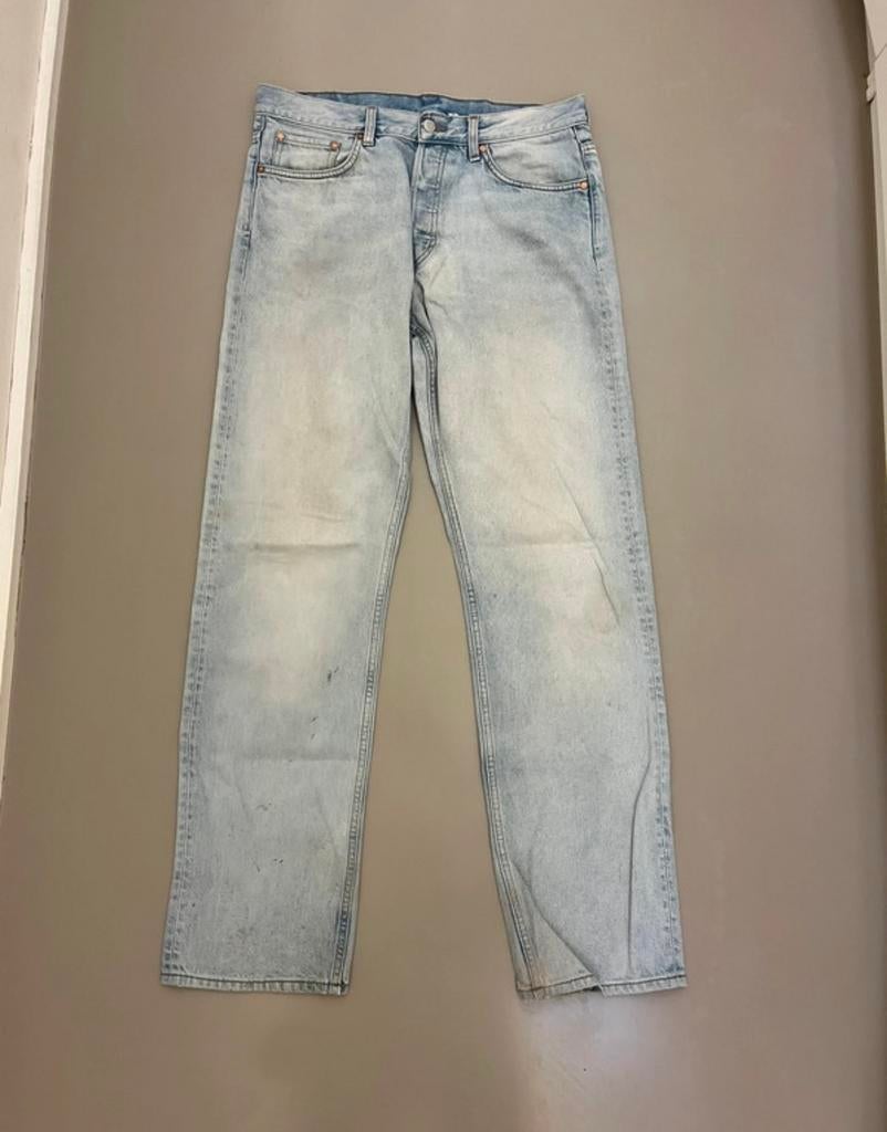 Jean droit Weekday Space Relaxed W31 L34, Enlèvement ou Envoi, Porté, Bleu, W32 (confection 46) ou plus petit