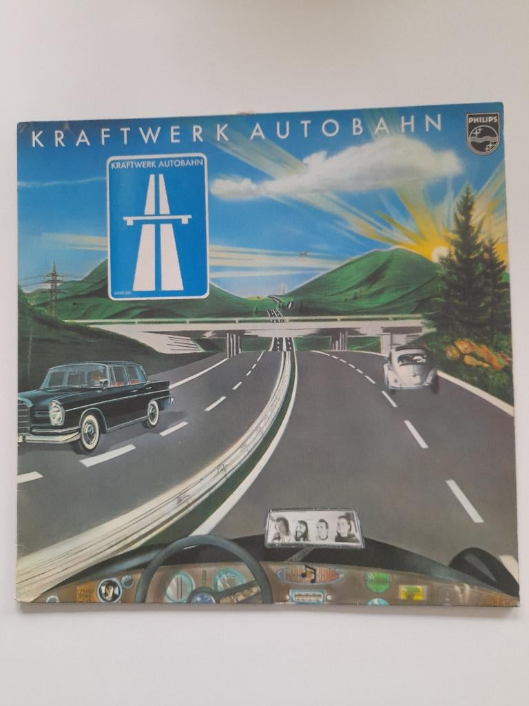 Kraftwerk, Cd's en Dvd's, Vinyl | Overige Vinyl, Gebruikt, Beschermende buitenhoes, Fotohoes, Originele persing, 1970 - 1979, Ophalen of Verzenden