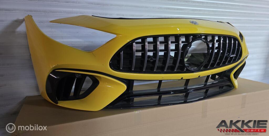Mercedes SL 63 Bumper voor AMG CARBON W232 A2328858100, Auto-onderdelen, Gebruikt, Voor, Ophalen of Verzenden, Bumper