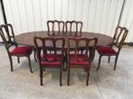 Louis XV Stijl tafel en 6 stoelen. Het kan geleverd worden., Huis en Inrichting, Ophalen, Gebruikt, 4 tot 6 stoelen