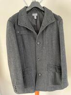Heren wintermantel H&M met knopen, gevoerd, maat 54, Vêtements | Hommes, Vestes | Hiver, Neuf, Gris, Taille 52/54 (L), Enlèvement