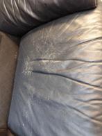 Divan en cuir a donner, Enlèvement, Utilisé, Banc droit, Cuir