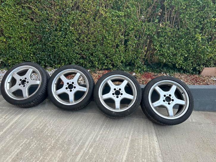 Jantes Mercedes AMG W211, Auto-onderdelen, Banden en Velgen, Banden en Velgen, Zomerbanden, 18 inch, 225 mm, Personenwagen, Gebruikt