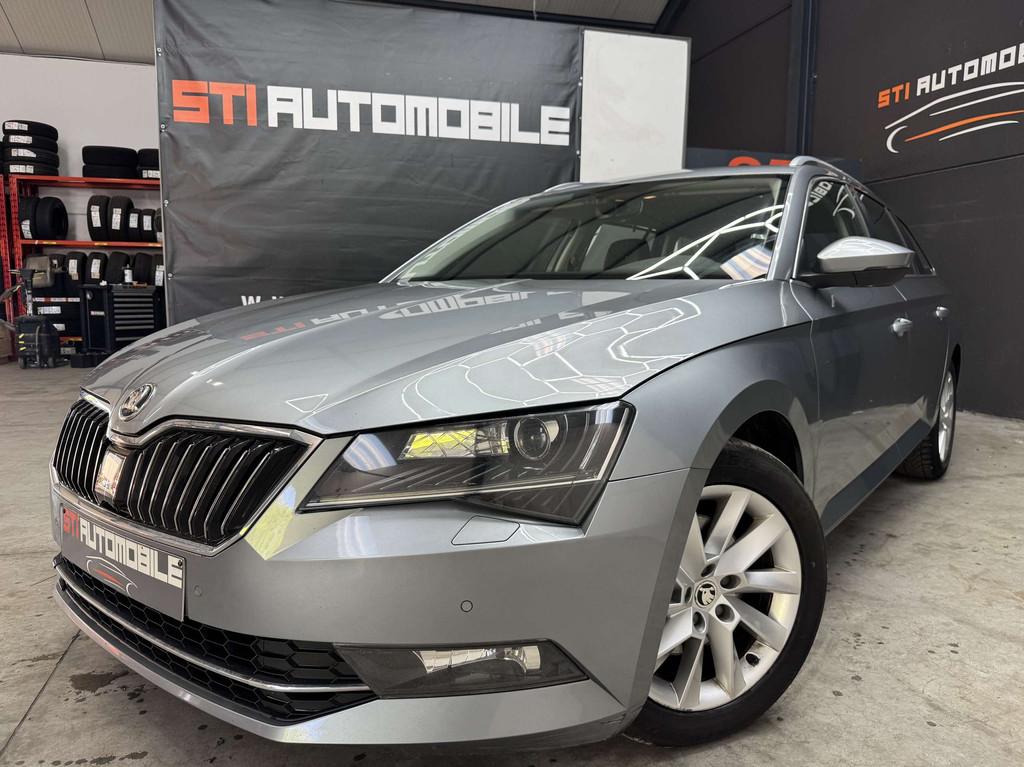 Skoda Superb (bj 2016), Auto's, Gebruikt, 4 cilinders, https://public.car-pass.be/vhr/51f58f7c-2e83-49d8-bc39-157bc25060cd, Leder