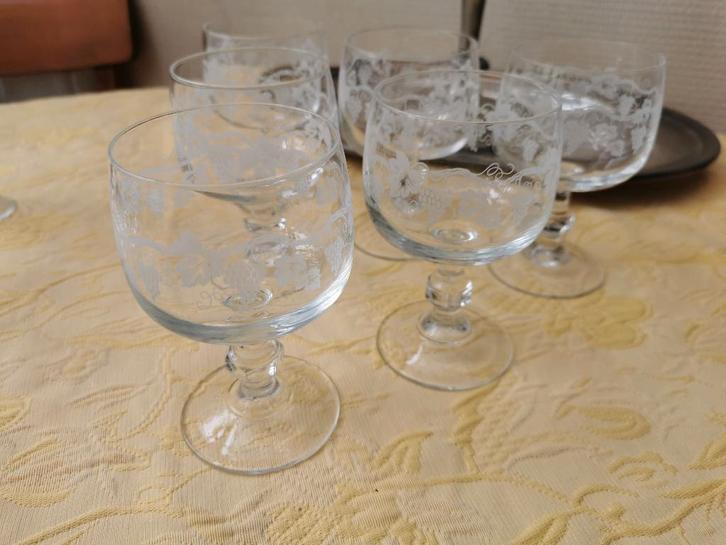 Wijnglazen Luminarc Sarment set witte wijn 8 st, Antiek en Kunst, Antiek | Glaswerk en Kristal, Ophalen of Verzenden