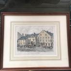 Verviers gravure Vieilles auberges, Collections, Photos & Gravures, Enlèvement, Gravure