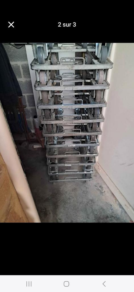 Plateaux à roulettes 20euro seulement la pièce en galvanisé, Divers, Divers Autre, Enlèvement