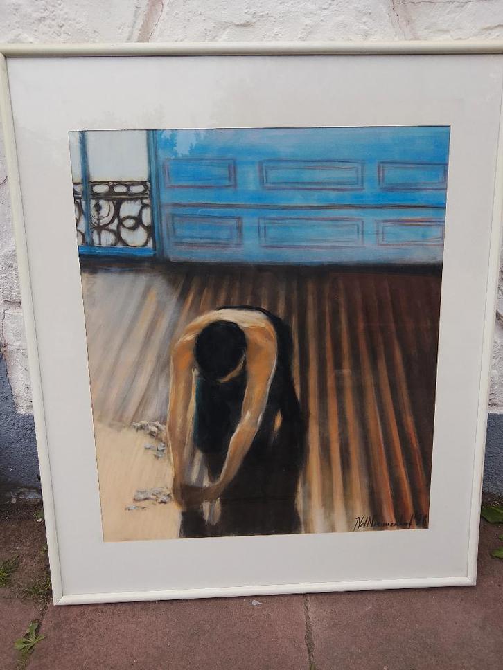 Tableau au pastel, Antiquités & Art, Art | Peinture | Classique, Enlèvement