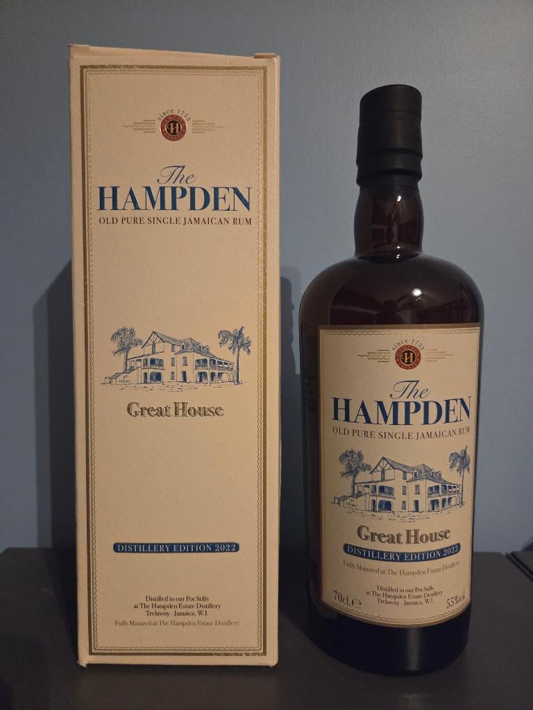 rhum Hampden Great House 2022 55%, Collections, Enlèvement ou Envoi