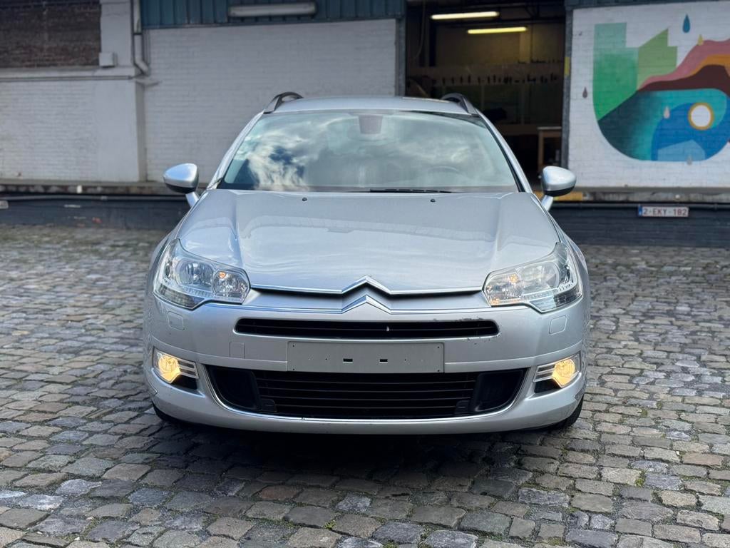 Citroën C5 1.6hdi EURO4 238.000km / 10-2008, Autos, Citroën, Argent ou Gris, Capteur de stationnement, Boîte manuelle, Noir