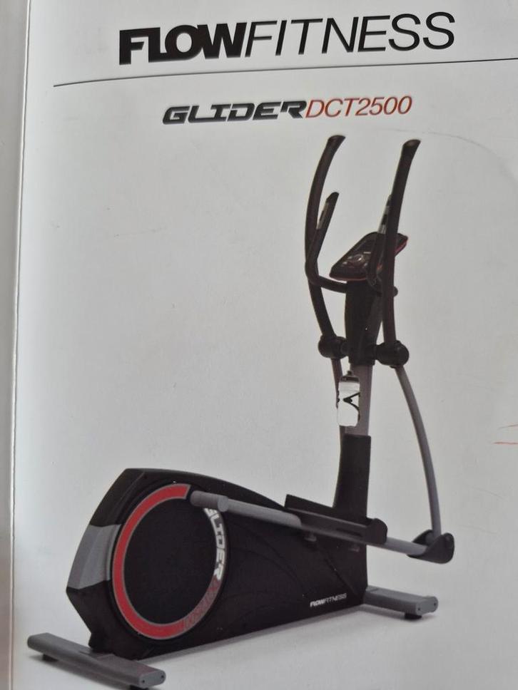 Vélo elliptique Flow Fitness DCT2500, Sports & Fitness, Appareils de fitness, Comme neuf, Vélo elliptique, Enlèvement
