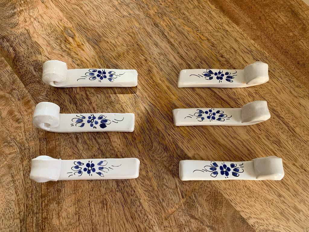 Delfts blauw messenleggers, Antiek en Kunst, Ophalen of Verzenden