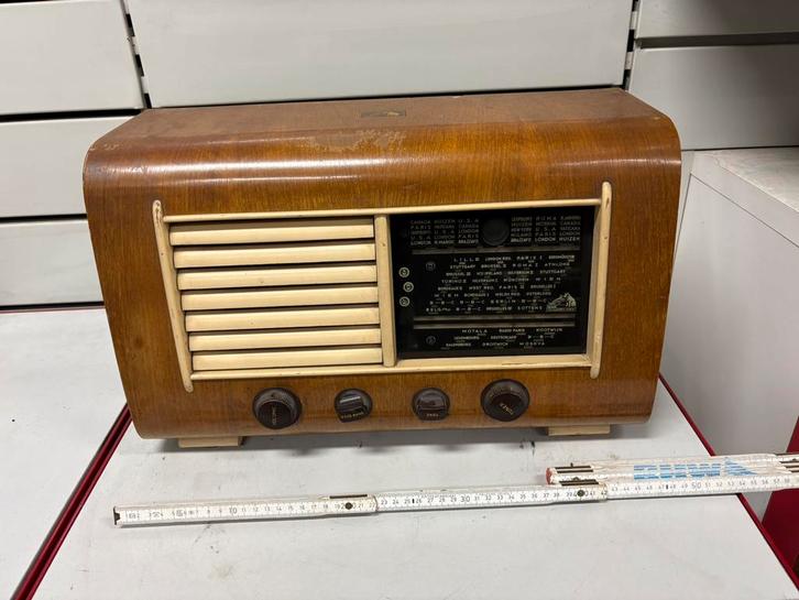 TSF Radio „De stem van zijn meester” — jaren 50, Audio, Tv en Foto, Radio's, Gebruikt, Radio, Ophalen of Verzenden