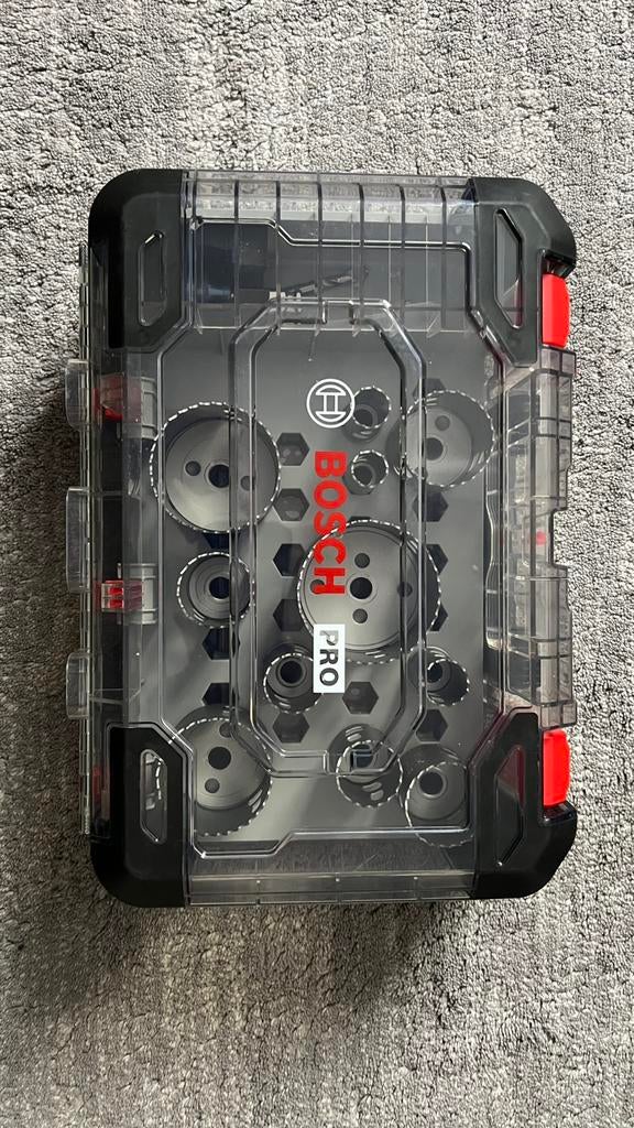 Bosch Professionnel Scie Cloche, Bricolage & Construction, Boîtes à outils, Enlèvement ou Envoi, Remplie, Neuf