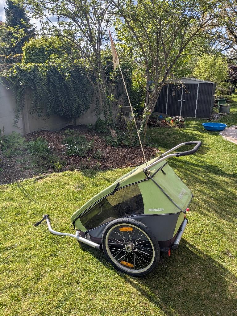 Croozer fietskar Kid for 2, Ophalen, Gebruikt, Opvouwbaar, Croozer