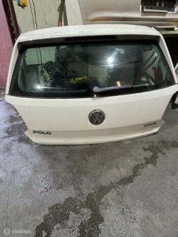 Achterklep wit Volkswagen Polo 6R ('09-'14), Gebruikt, Achterklep, Volkswagen, Ophalen of Verzenden