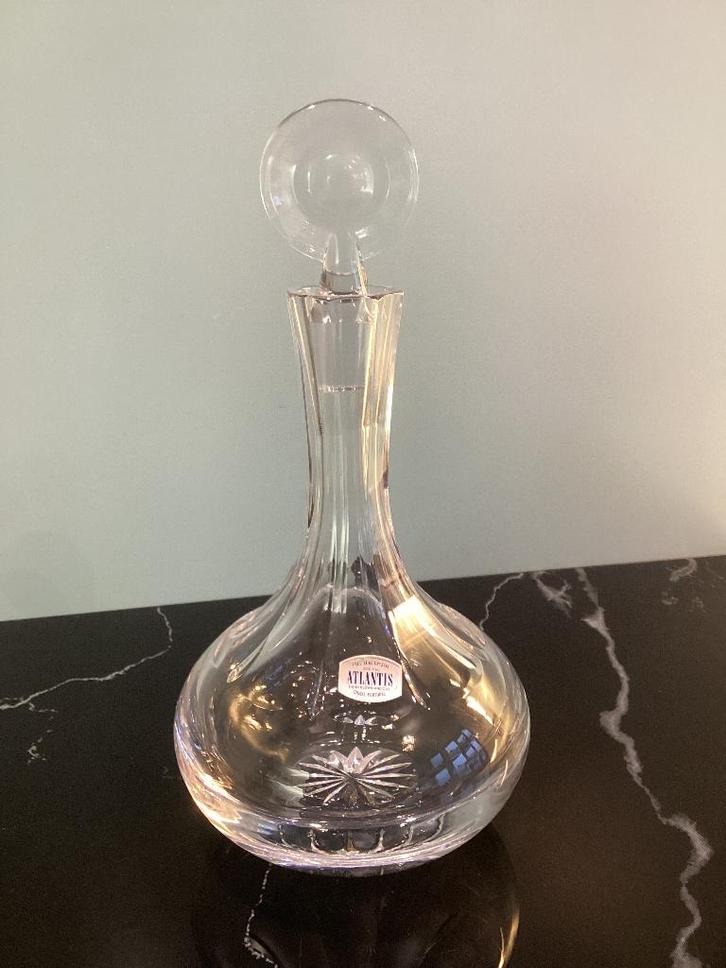 Karaf in kristal Atlantis. 088/Ba., Antiek en Kunst, Antiek | Glaswerk en Kristal, Ophalen