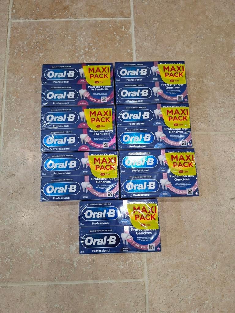 Oral-b professionele tandpastabubes, verpakking van 14, Handtassen en Accessoires, Uiterlijk | Mondverzorging, Ophalen of Verzenden