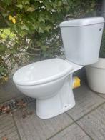 WC pot  met jachtbak uitgang H en deksel GRATIS, Doe-het-zelf en Bouw, Sanitair, Ophalen, Gebruikt, Steen