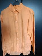 Chemise en lin orange Tommy Hilfiger taille L, XL, Neuf, Tour de cou 41/42 (L), Enlèvement ou Envoi, Tommy hilfiger