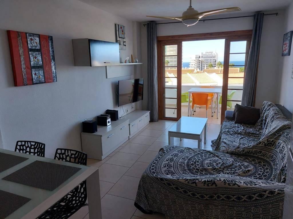 Tenerife - Adeje : appartement zeezicht te huur nabij dijk, Vacances, Propriétaire, Village, 4 personnes, Appartement