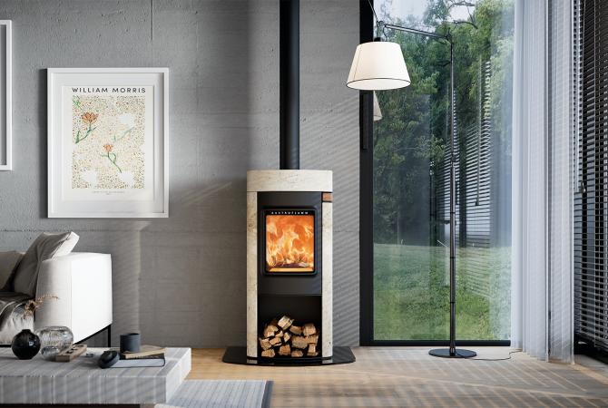 Houtkachel Austroflamm Elisabeth, Maison & Meubles, Accessoires pour la Maison | Autre, Neuf, Enlèvement ou Envoi, Multicolore