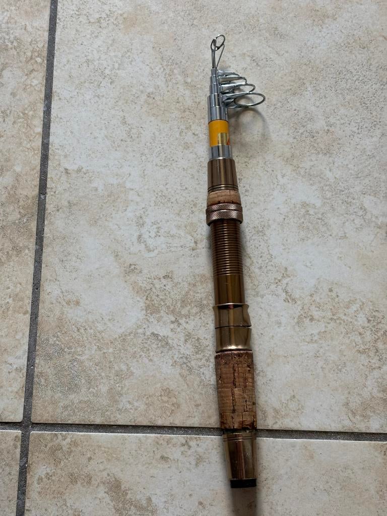 Vakantie hengel telescopisch werphengel, Sports nautiques & Bateaux, Pêche à la ligne | Général, Enlèvement ou Envoi, Canne à lancer