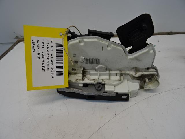 PORTIERSLOT LINKS VOOR Volkswagen Polo V (6R) (5K1837015E), Auto-onderdelen, Carrosserie, Volkswagen, Voor, Links, Gebruikt