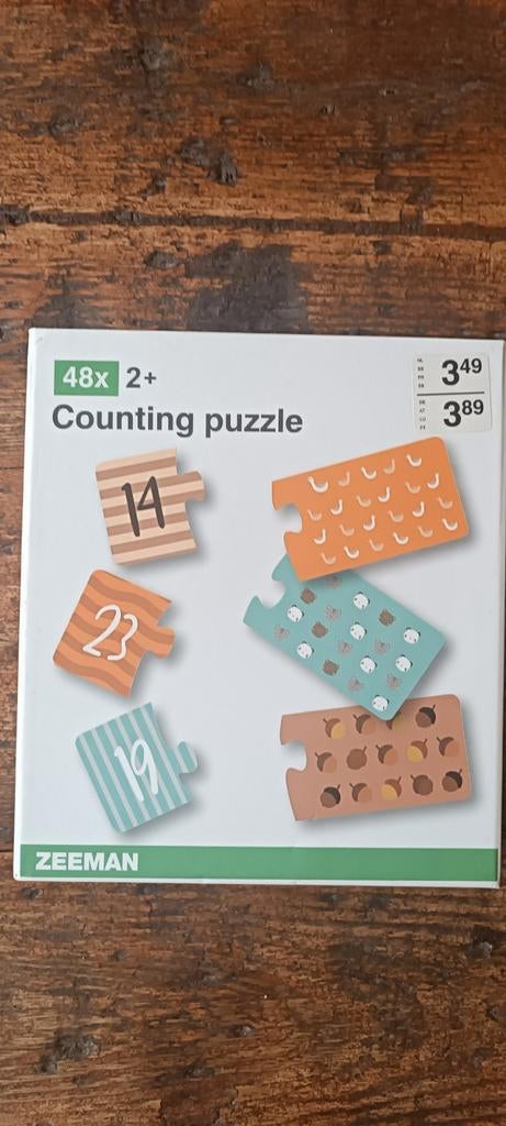 Puzzle pour apprendre à compter * Zeeman * +2, Enlèvement ou Envoi