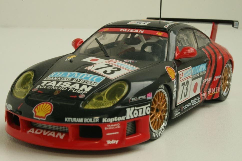 Ebbro 1/43 Porsche 911 GT3R - Le Mans 2000, Ophalen of Verzenden, Nieuw, Auto, Overige merken