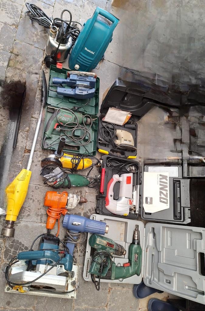 Electrisch handgereedschap, Ophalen