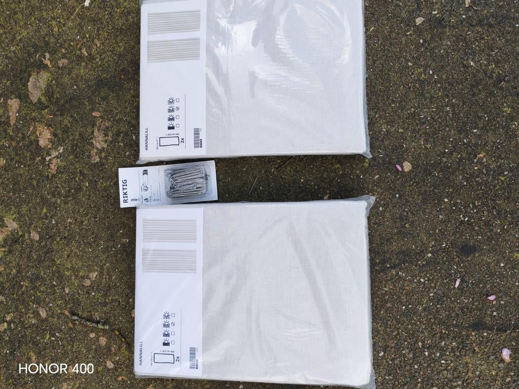 2 sets gordijnen, Ophalen