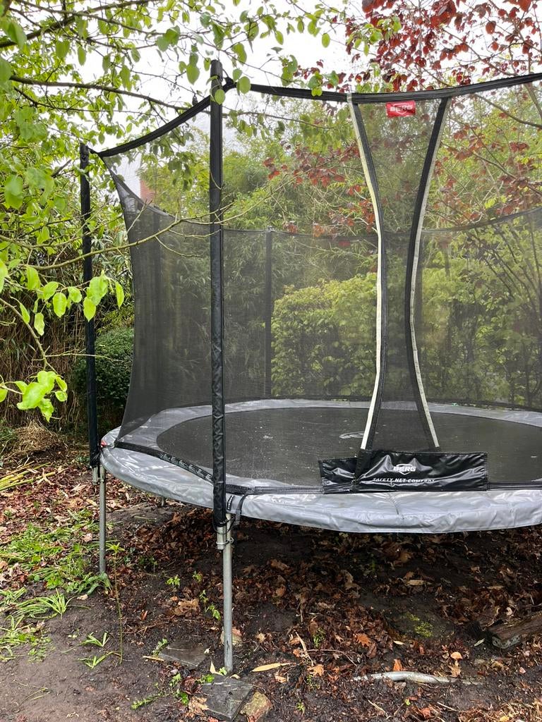 Trampoline Berg 380 met comfort veiligheidsnet, Kinderen en Baby's, Speelgoed | Buiten | Trampolines, Ophalen, Gebruikt