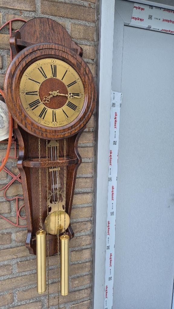 wandklok is prachtig – Warmink Holland , heeft 2 gouden >>, Antiek en Kunst, Antiek | Klokken, Ophalen