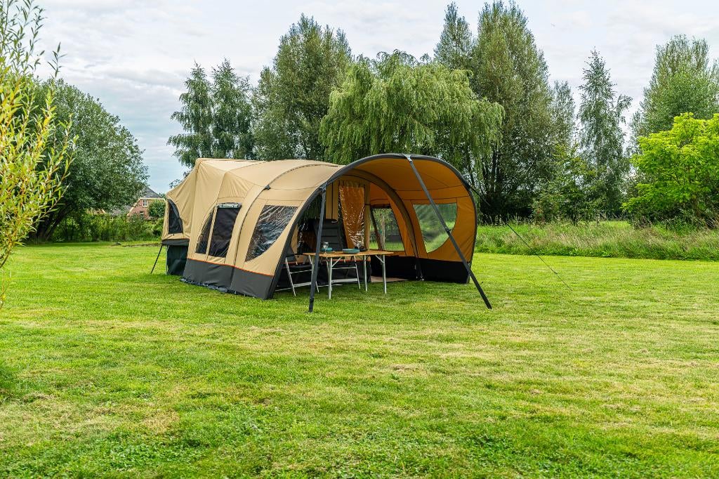 Campfire vouwwagen UITZONDERLIJK AANBOD, Caravanes & Camping, Caravanes pliantes, Alpenkreuzer, Jusqu'à 6, Beige, Enlèvement