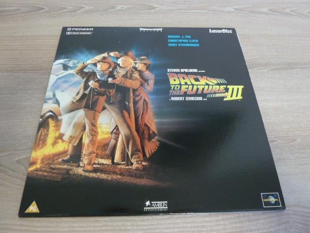 Back To The Future III Pioneer LaserDisc Widescreen, Cd's en Dvd's, VHS | Film, Alle leeftijden, Ophalen, Zo goed als nieuw, Science Fiction en Fantasy