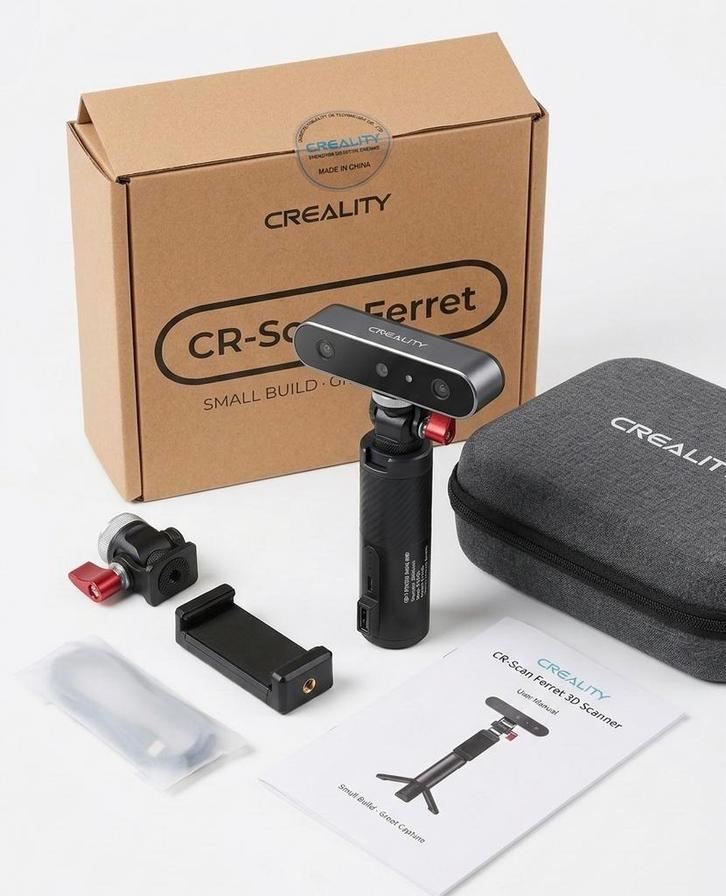 Scanner 3D Creality CR-Scan Ferret -Scellé - Haute Précision, Télécoms, Scanners, Neuf, Enlèvement