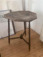 Houten bijzettafel, Minder dan 55 cm, Gebruikt, Rond, Hout